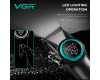 Комплект VGR STEPLERSS PRO 3 IN 1 BLACK, машинка для стрижки (Clipper), триммер, электробритва