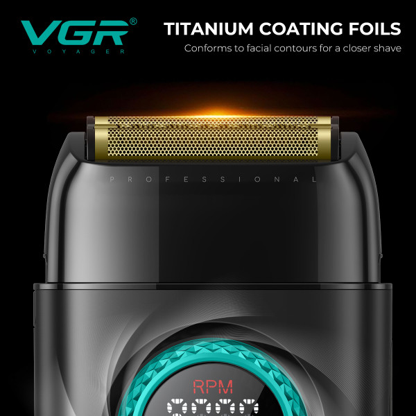 Комплект VGR STEPLERSS PRO 3 IN 1 BLACK, машинка для стрижки (Clipper), триммер, электробритва