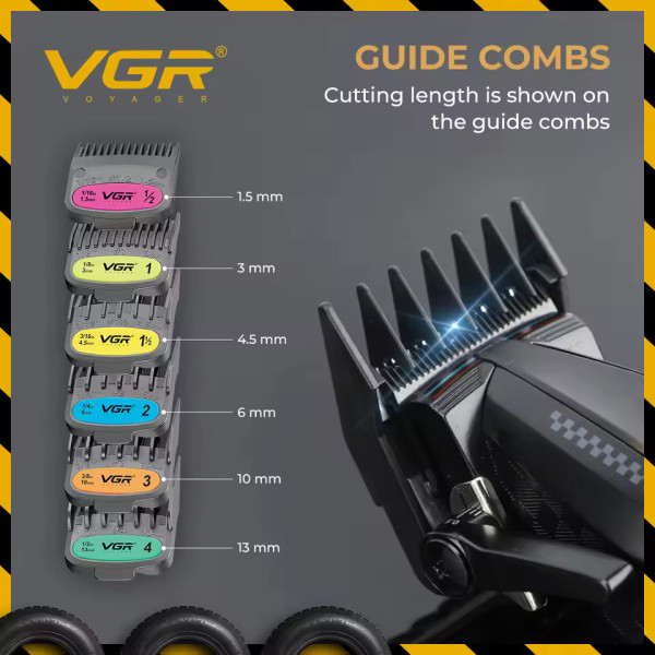 Комплект VGR 2 в 1 V-270&V-992 GOLD, машинка для стрижки и триммер