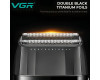 Электробритва VGR V-640S шейвер, двойное лезвие, 9000 RPM, LED Display