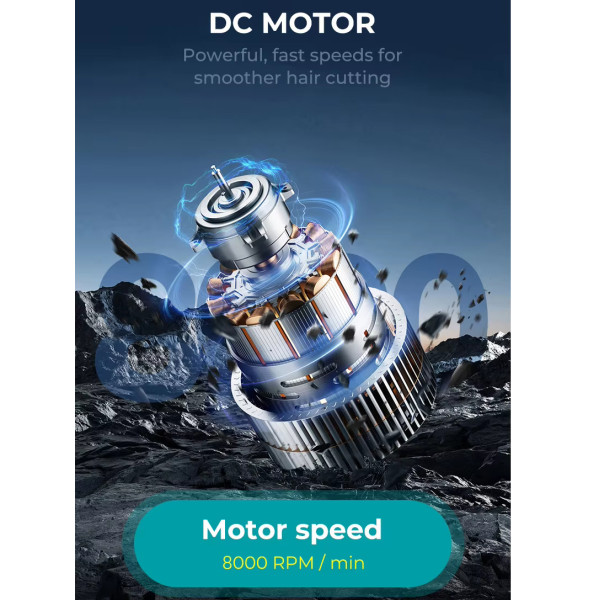 Триммер  VGR V-886T GOLD, 4 насадки, LED display, 8000RPM