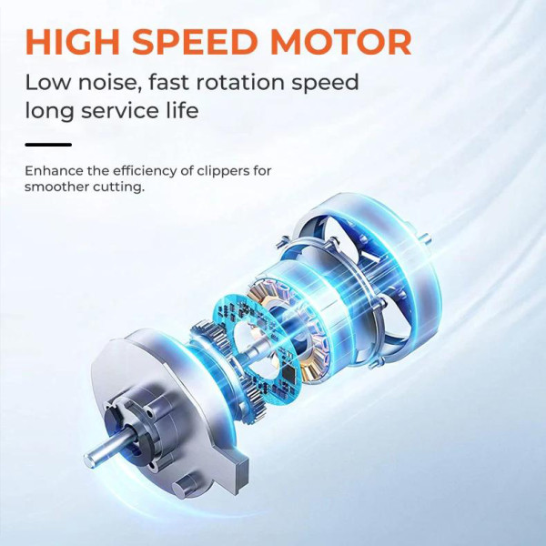 Акумуляторна машинка для стрижки (clipper) VGR V-889C, 6 насадок, LED display, 9000RPM