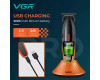 Триммер VGR V-889T, 3 насадки, LED display, 9000RPM