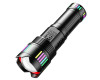 Ліхтар NIGHT VISION FLUORESCENCE C203-1 WHITE LASER LED GT-50W, 4x18650, power bank, ЗУ Type-C, zoom