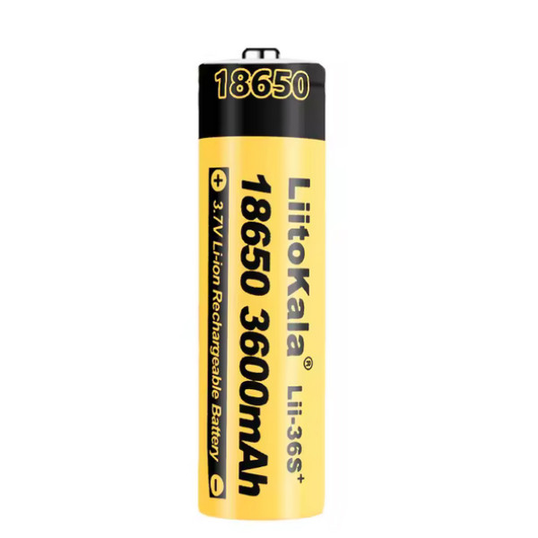 Акумулятор 18650, LiitoKala 36S-JT, 3600mAh, ОРІГІНАЛ