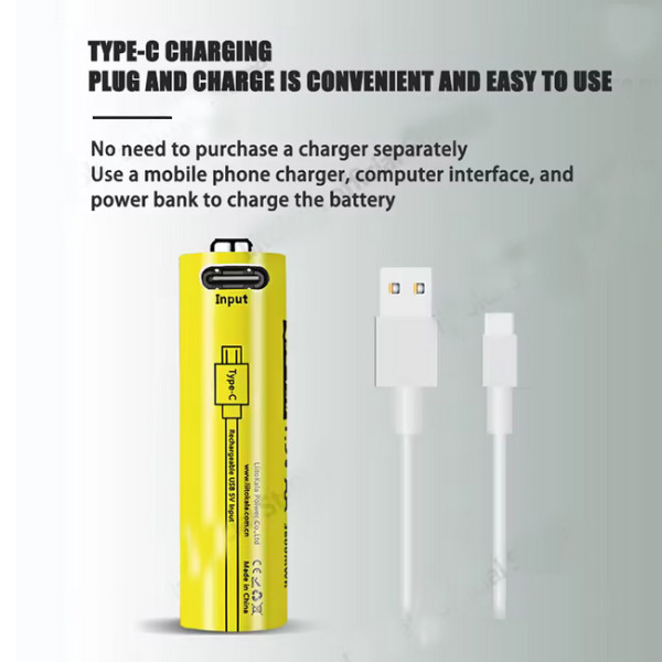 Акумулятор AA, LiitoKala USB-T36 1.5V, 3600mAh, ОРИГІНАЛ