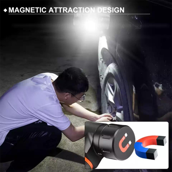 Ліхтар налобний 5846-XPG, 1x16340, ЗУ Type-C, магнит, Box