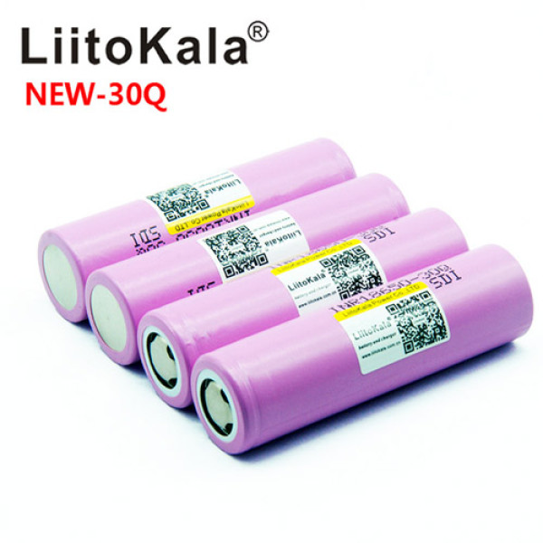 Акумулятор високострумовий 18650, LiitoKala 30Q, 3000mah, ОРИГІНАЛ