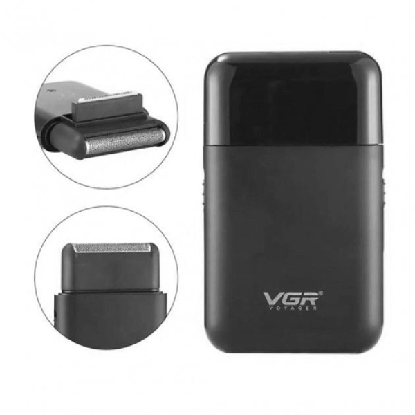 Електробритва VGR V-390 шейвер BLACK, висувний тример