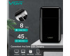 Електробритва VGR V-390 шейвер BLACK, висувний тример
