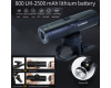 Велофара потужна LEADBIKE M03-OSRAM 800LM, 2500mAh, waterproof, children lock, Li-Ion акумулятор, ЗУ Type-C
