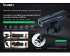 Велофара потужна LEADBIKE M03-OSRAM 800LM, 2500mAh, waterproof, children lock, Li-Ion акумулятор, ЗУ Type-C