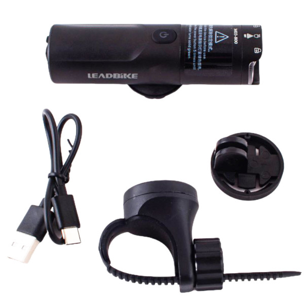 Велофара потужна LEADBIKE M03-OSRAM 800LM, 2500mAh, waterproof, children lock, Li-Ion акумулятор, ЗУ Type-C
