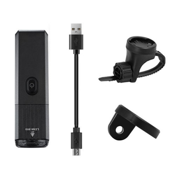 Велофара потужна LEADBIKE LD88-OSRAM 400LM, 2000mAh, waterproof, children lock, Li-Ion акумулятор, ЗУ Type-C