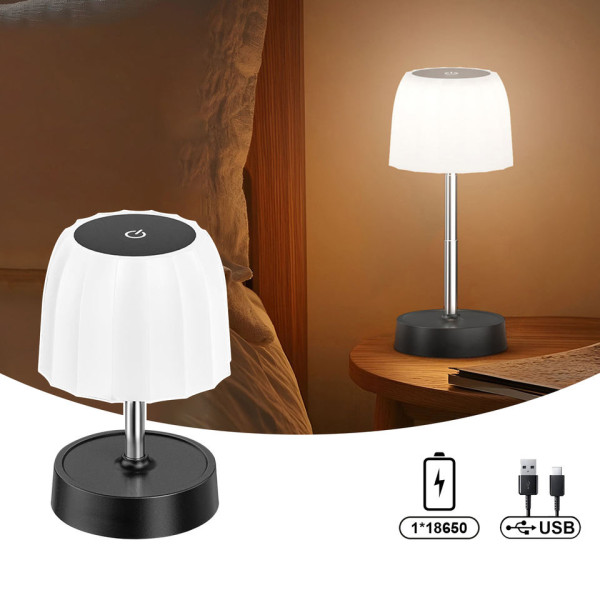 Ліхтар ручний для домашнього використання 329C-12SMD, 1x18650, ЗУ Type-C, Box