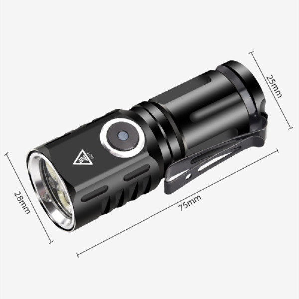 Ліхтар 536-3LED 1х16340A Індикація Заряду ЗУ Type-C Магніт Box Ліхтар 536-3LED 1х16340A Індикація Заряду ЗУ Type-C Магніт Box