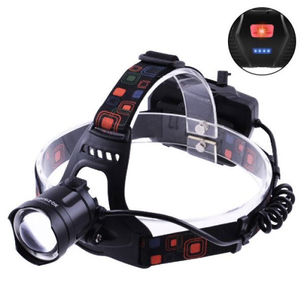 Ліхтар Налобний XQ-219-HP50 Power Bank 3x18650 Signal Light Індикація Заряду Zoom ЗП microUSB Box Ліхтар Налобний XQ-219-HP50 Power Bank 3x18650 Signal Light Індикація Заряду Zoom ЗП microUSB Box