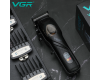 Акумуляторна машинка для стриження (clipper) VGR V-269, 4 насадки, LED display