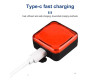Велосипедна Стоп Мигалка Задня Baisk LED-USB C-Type MY-2107 Квадратна Червоне Світло
