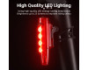 Велосипедна Стоп Мигалка Задня LD77-LS-4LED з лазерною розміткою
