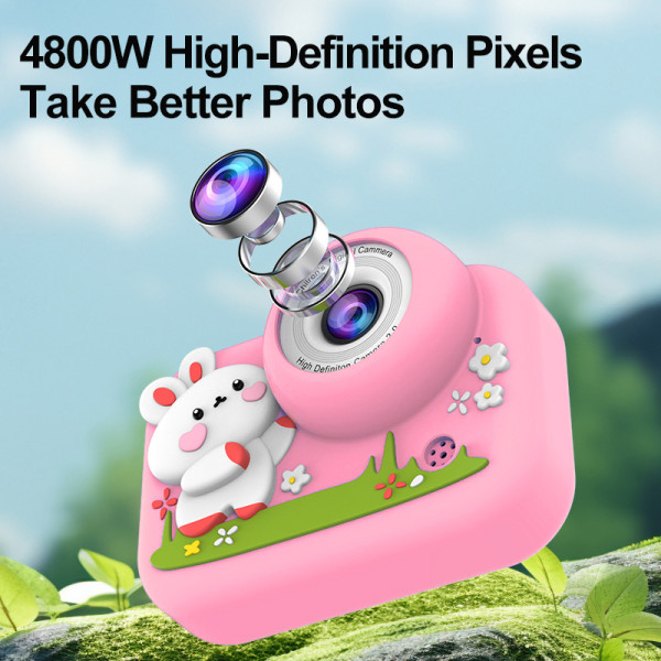 Фотоапарат дитячий M03, PINK RABBIT