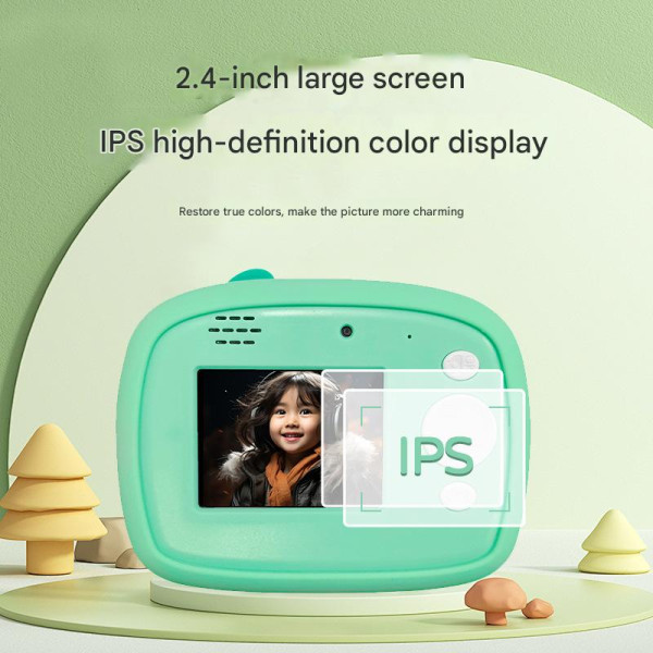 Фотоапарат дитячий миттєвого друку D1-A, GREEN DINOSAUR