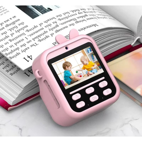 Фотоапарат дитячий миттєвого друку S11, PINK RABBIT