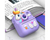 Фотоапарат дитячий миттєвого друку S11, PURPLE UNICORN