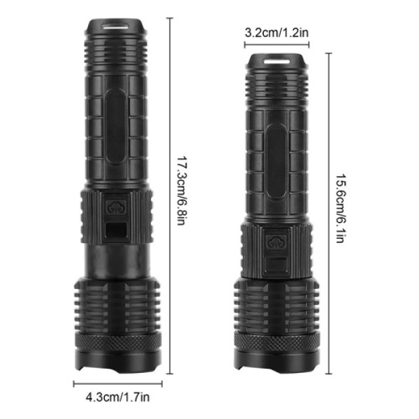 Ліхтар PLD-H007 WHITE LASER LED PM10-TG Li-Ion Акумулятор Power Bank Індикація Заряду ЗУ Type-C Zoom Box Ліхтар PLD-H007 WHITE LASER LED PM10-TG Li-Ion Акумулятор Power Bank Індикація Заряду ЗУ Type-C Zoom Box