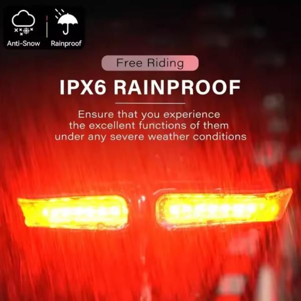 Велосипедний Стоп Поворот XA-817 З Дистанційним Пультом Та Датчиком Нахилу