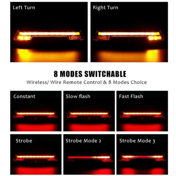 Велосипедний Стоп Поворот 0118-A9 З Дистанційним Пультом