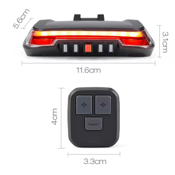 Велосипедний Стоп Поворот 0118-A9 З Дистанційним Пультом