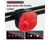 Велосипедна Стоп Мигалка Задня FY-328S-4 квадратна