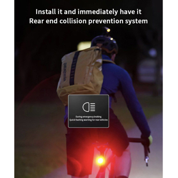 Велосипедна Стоп Мигалка Задня FY-328S-4 квадратна