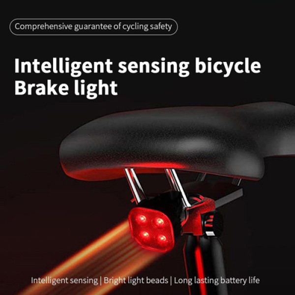 Велосипедна Стоп Мигалка Задня FY-328S-4 квадратна