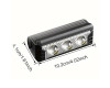 Велофара потужна FY-339B-3LED(white+yellow), Waterproof, Li-Ion акумулятор, ЗУ Type-C
