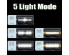 Велофара потужна FY-339B-5LED(white+yellow), Waterproof, Li-Ion акум., ЗУType-C