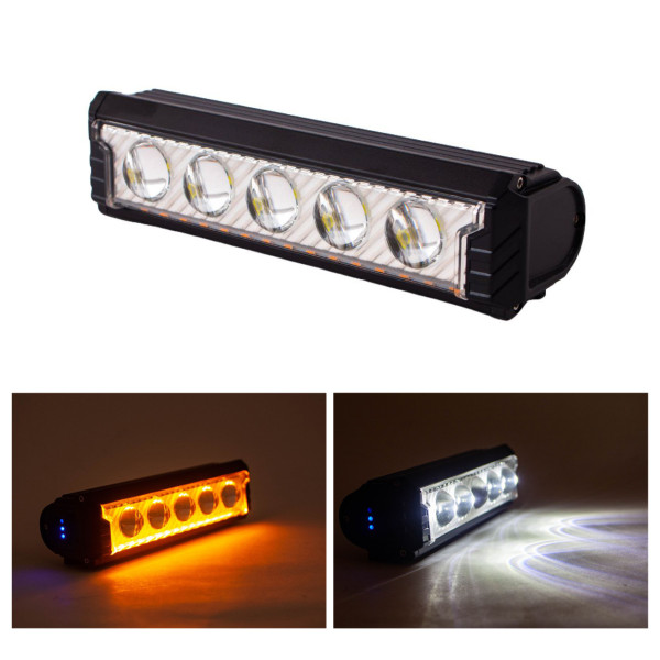 Велофара потужна FY-339B-5LED(white+yellow), Waterproof, Li-Ion акум., ЗУType-C