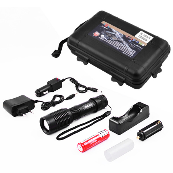 Ліхтар Police 1861-T6 1x18650 Zoom ЗУ 220V/12V Box Ліхтар Police 1861-T6 1x18650 Zoom ЗУ 220V/12V Box