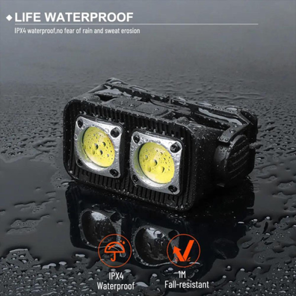 Ліхтар Налобний K372/L-31-2COB White+Red Motion Sensor Li-Ion Акумулятор Індикація Заряду ЗП Type-C Box Ліхтар Налобний K372/L-31-2COB White+Red Motion Sensor Li-Ion Акумулятор Індикація Заряду ЗП Type-C Box