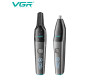 Тример VGR 2 в 1 V-603 2 Насадки Для Носа та Волосся IPX5