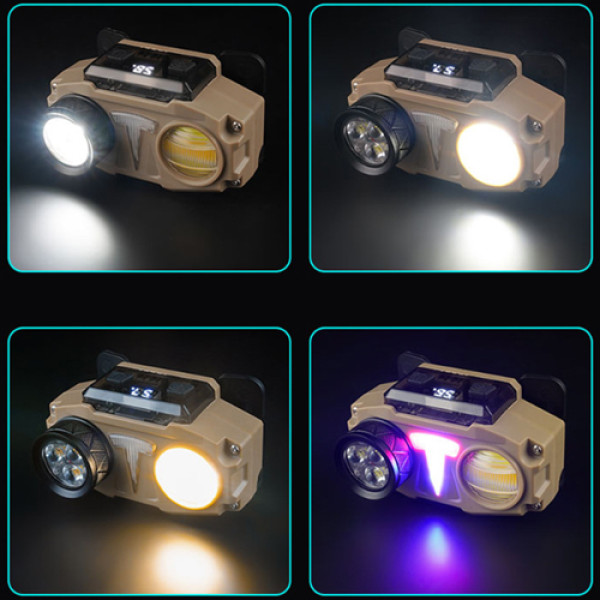 Ліхтар Налобний CH-8825-3P35+COB White+Yellow + RGB Motion Sensor Power Bank Li-Ion Акумулятор Індикація Заряду ЗП Type-C Box Ліхтар Налобний CH-8825-3P35+COB White+Yellow + RGB Motion Sensor Power Bank Li-Ion Акумулятор Індикація Заряду ЗП Type-C Box