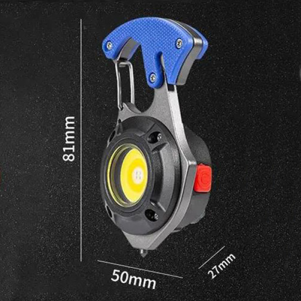 Ліхтар MULTIFUNCTIONAL W5143-COB White+Yellow+Red Multitool Li-Ion Акумулятор Магніт Карабін Викрутка ЗП Type-C Ліхтар MULTIFUNCTIONAL W5143-COB White+Yellow+Red Multitool Li-Ion Акумулятор Магніт Карабін Викрутка ЗП Type-C
