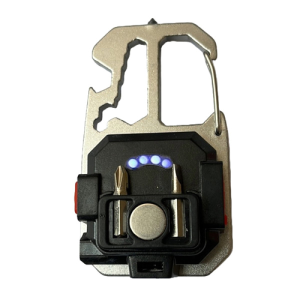 Ліхтар MULTIFUNCTIONAL 5138/KL-535-COB ULTRA White+Yellow+Red Multitool Li-Ion Акумулятор Магніт Карабін Викрутка ЗП Type-C Ліхтар MULTIFUNCTIONAL 5138/KL-535-COB ULTRA White+Yellow+Red Multitool Li-Ion Акумулятор Магніт Карабін Викрутка ЗП Type-C