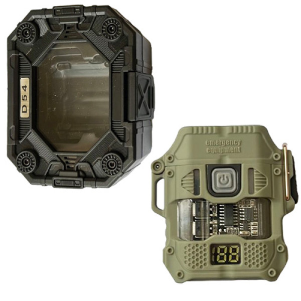 Ліхтар MULTIFUNCTIONAL D54-2COB Li-Ion Акумулятор Індикація Заряду Вологозахист ЗП Type-C Запальничка Box Ліхтар MULTIFUNCTIONAL D54-2COB Li-Ion Акумулятор Індикація Заряду Вологозахист ЗП Type-C Запальничка Box