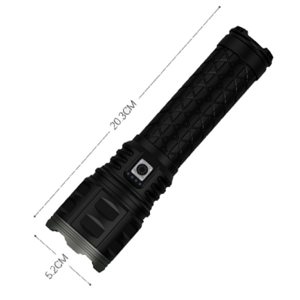 Ліхтар AK138-1 WHITE LASER LED PM60-TG з Сумкою 8x18650 3.7V Power Bank Індикація Заряду ЗУ Type-C Zoom Box Ліхтар AK138-1 WHITE LASER LED PM60-TG з Сумкою 8x18650 3.7V Power Bank Індикація Заряду ЗУ Type-C Zoom Box