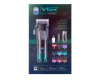 Акумуляторна Машинка Для Стрижки Clipper VGR V-013 RED 8 Насадок 6500 RPM 2000 mAh LED Display