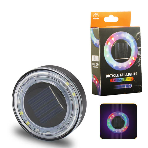 Стоп HYD-085-SMD(RGB), солнечная батарея, Waterproof, Li-Ion аккумулятор, ЗУ Type-C