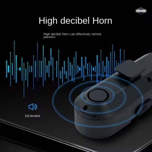 стоп CYGM-2229 STOP (red+yellow) з сигналом, Li-Ion акумулятор, повороти, ЗУ Type-C