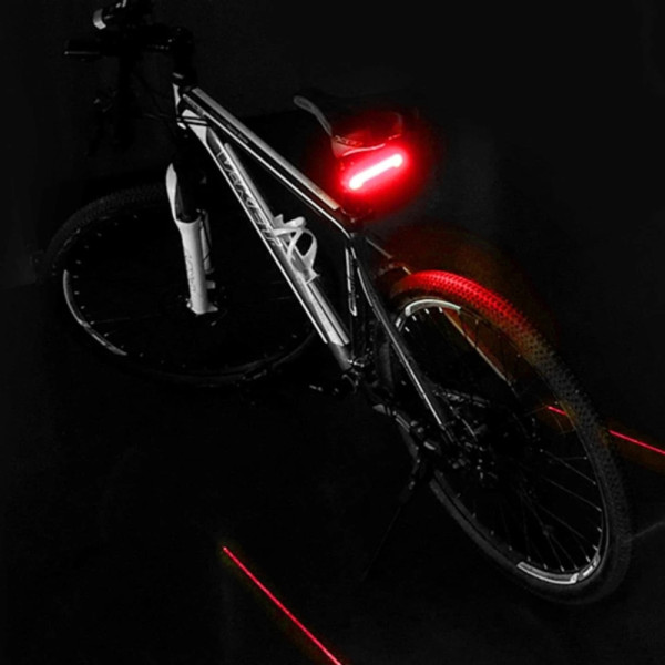 Велосипедний Стоп Поворот Meilan X5 З Дистанційним Пультом LED-USB Лазерні Смуги Датчик Світла Та Гальма